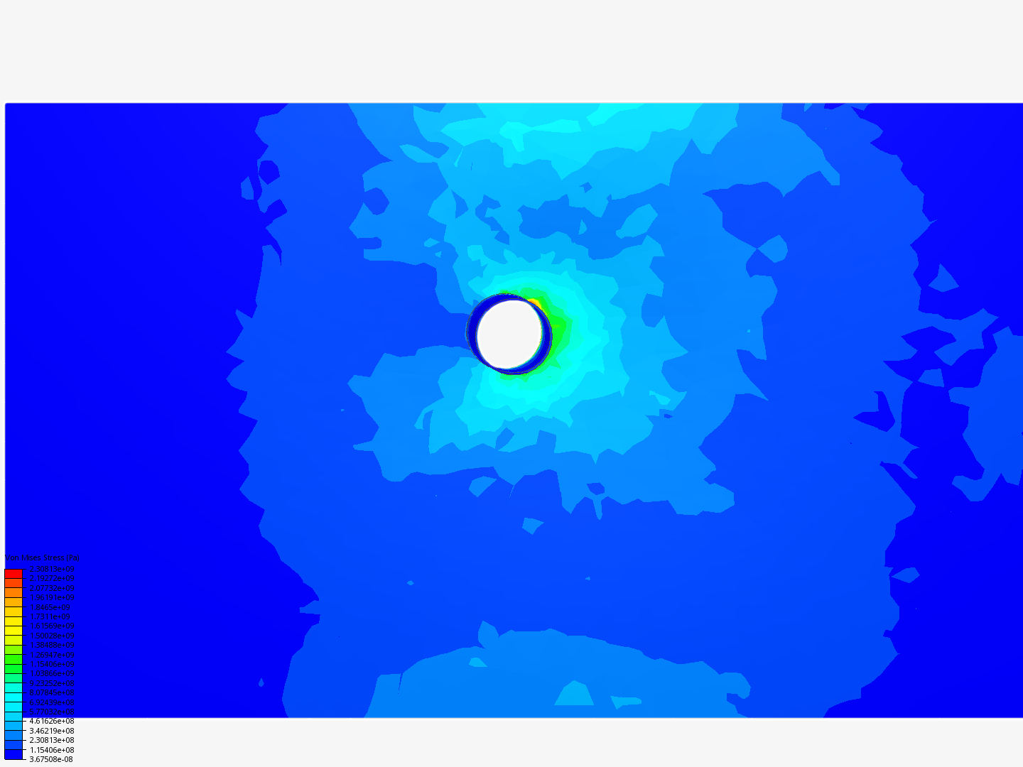 Nozzle Load on flat plate image