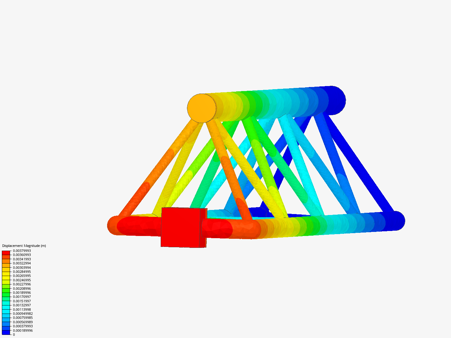 Tutorial - Linear static analysis of a crane image