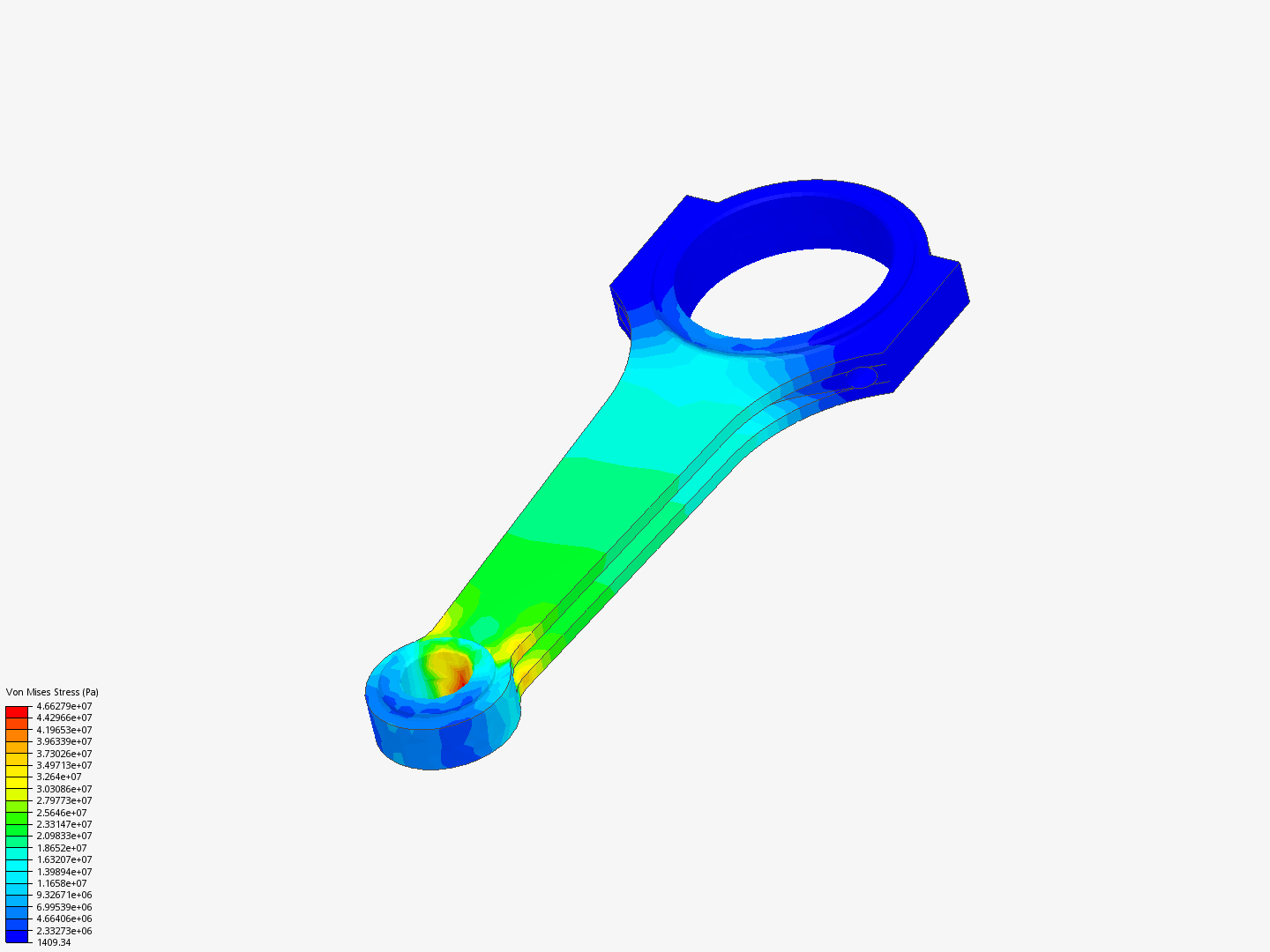 Tutorial 1: Connecting rod stress analysis image