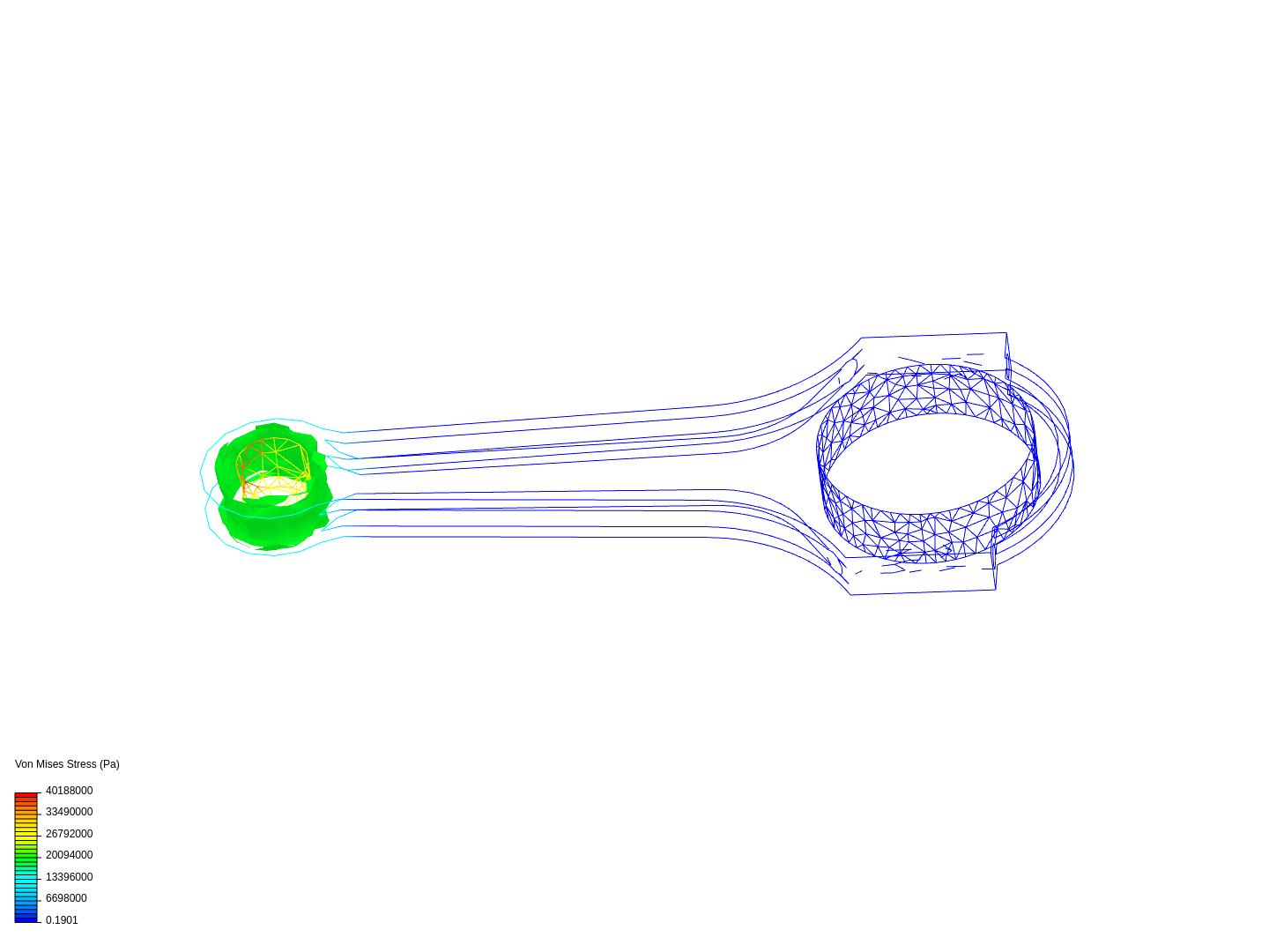 Tutorial-01: Connecting rod stress analysis image