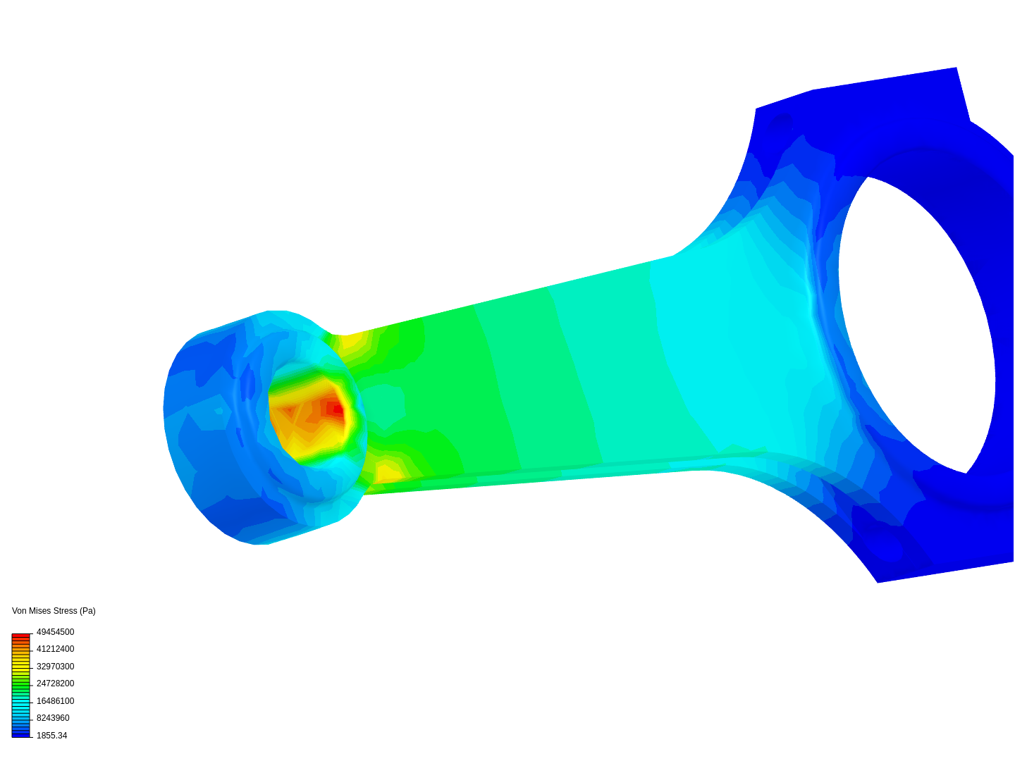 Tutorial 1: Connecting rod stress analysis image