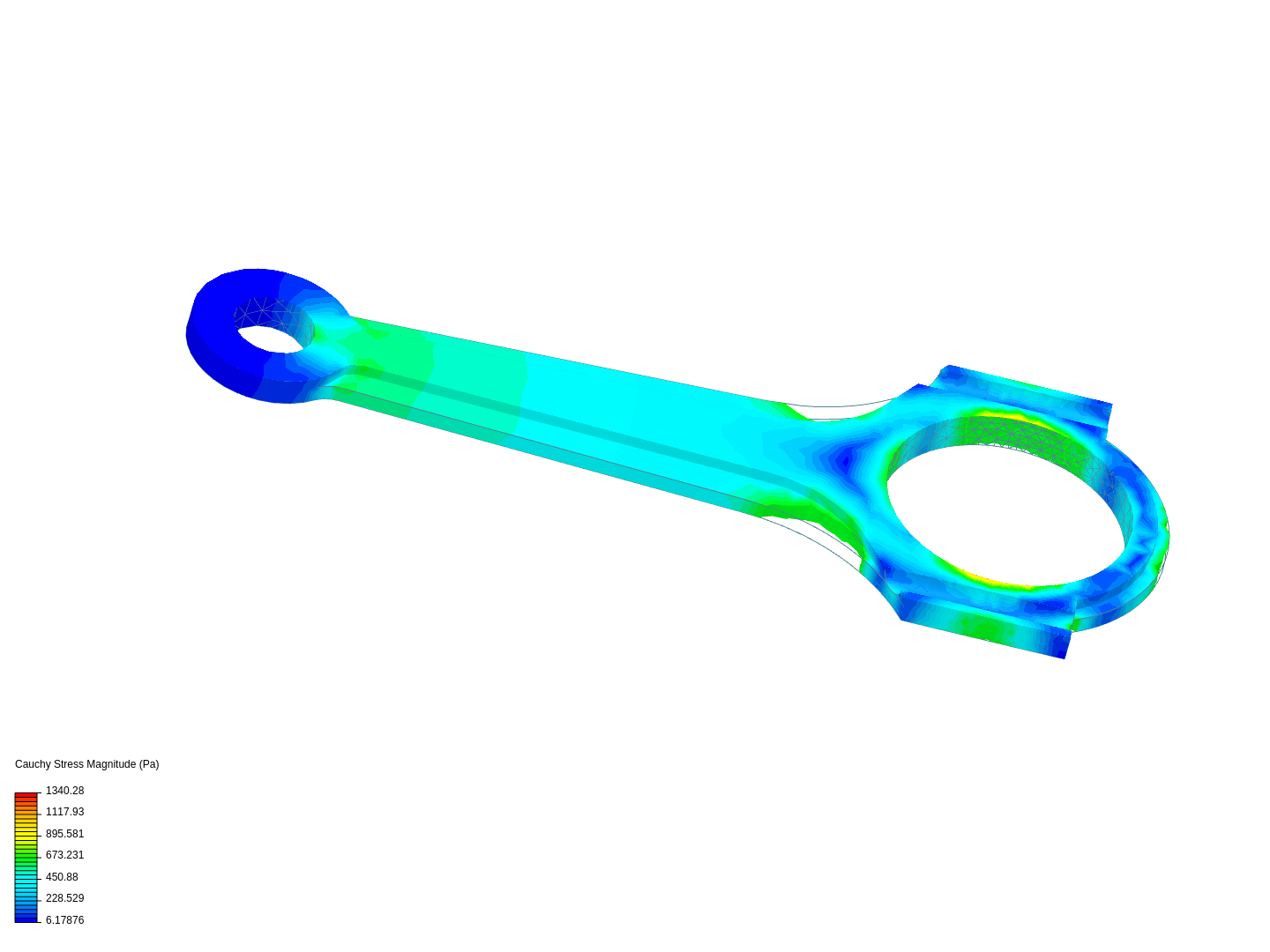 Tutorial 1: Connecting rod stress analysis image