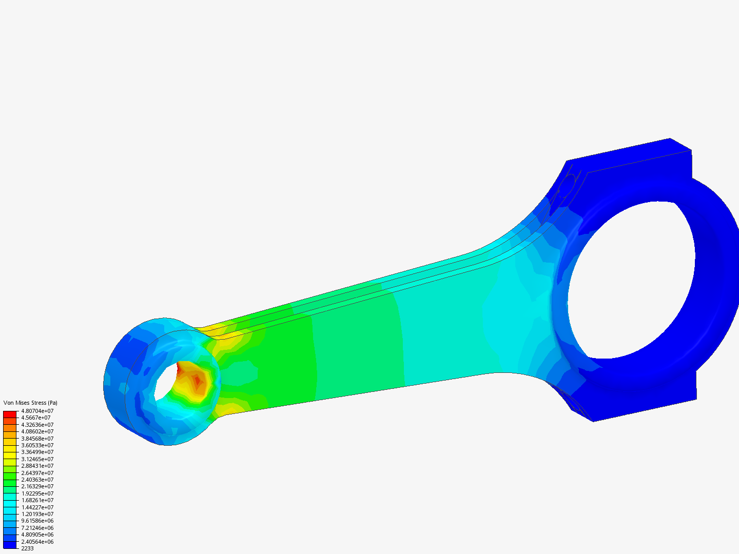 Tutorial 1: Connecting rod stress analysis image