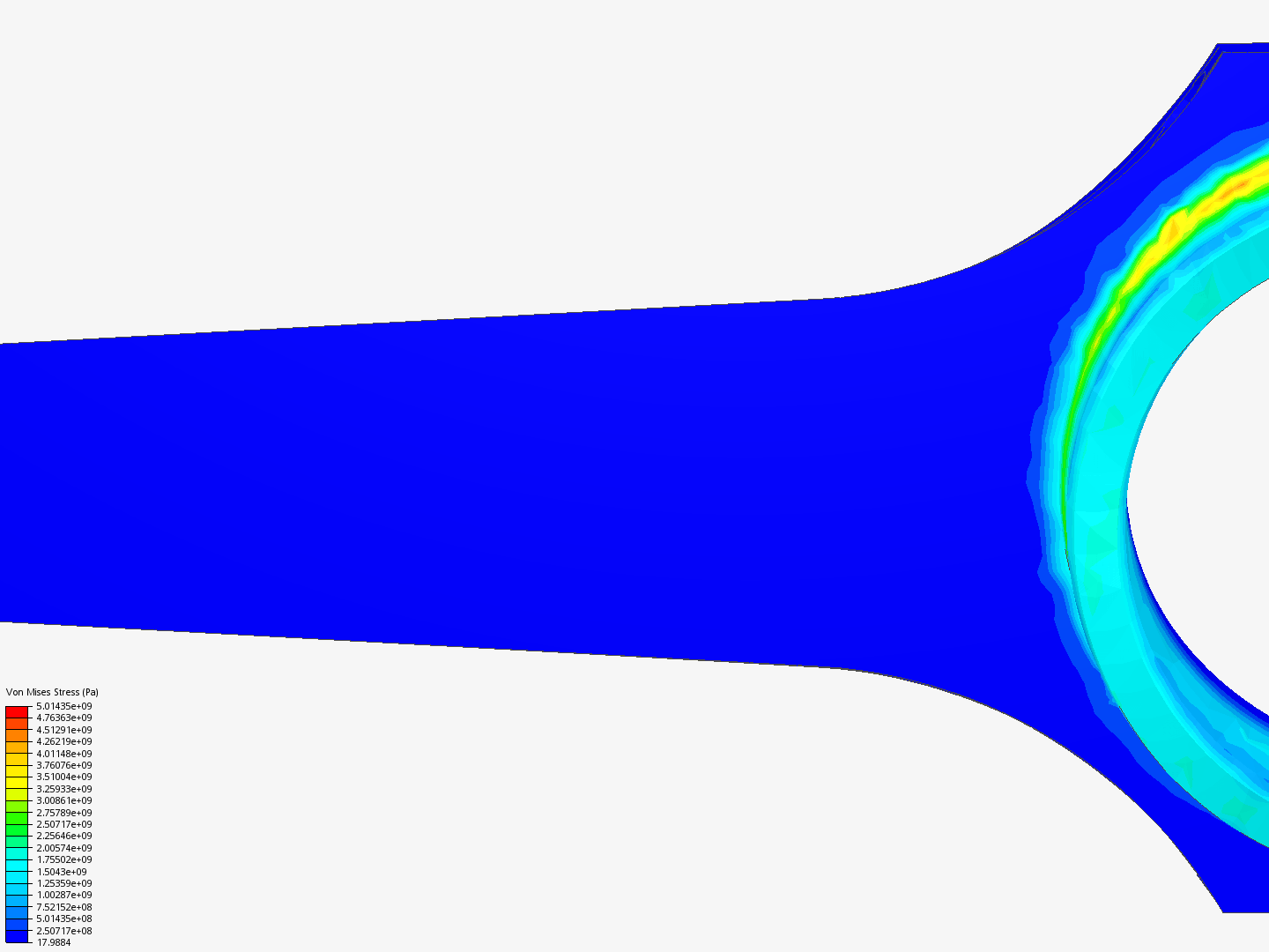 Tutorial 1: Connecting rod stress analysis image