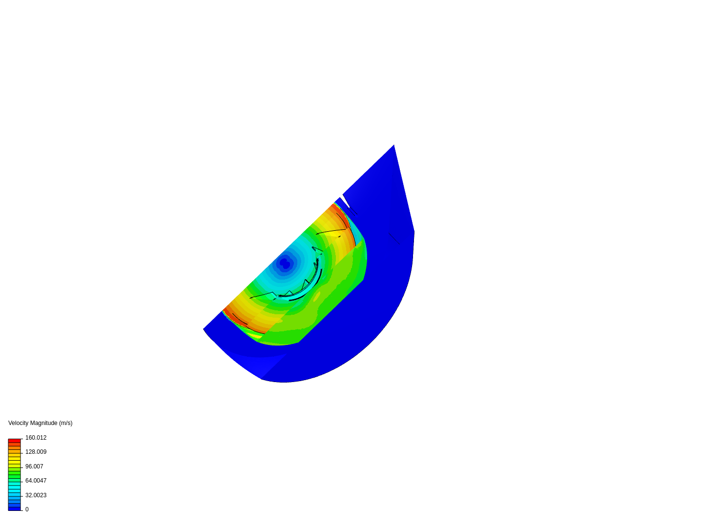 Fan CFD FLOW EXTRUDED 3000 RPM 5800 3612 OK image