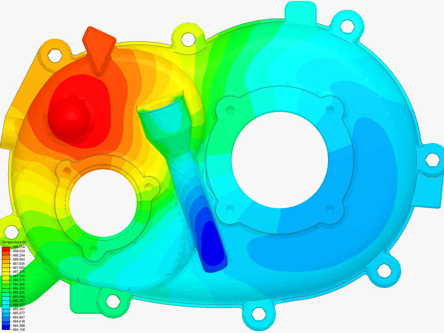 Tutorial: Thermal Analysis of a Differential Casing image