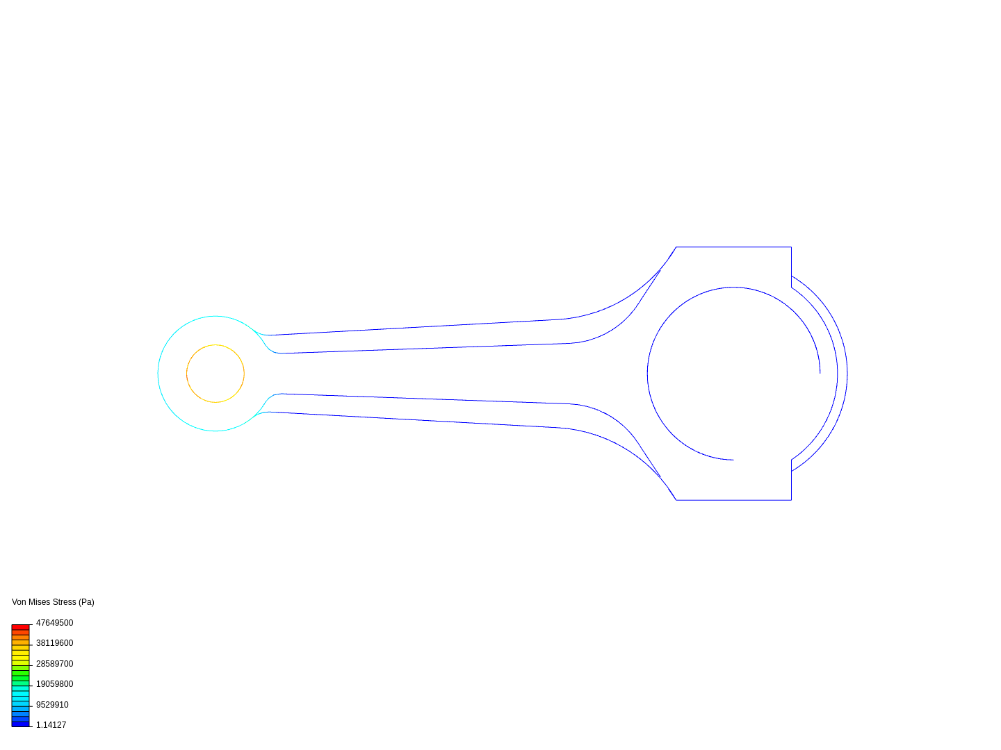 Tutorial 1: Connecting rod stress analysis image