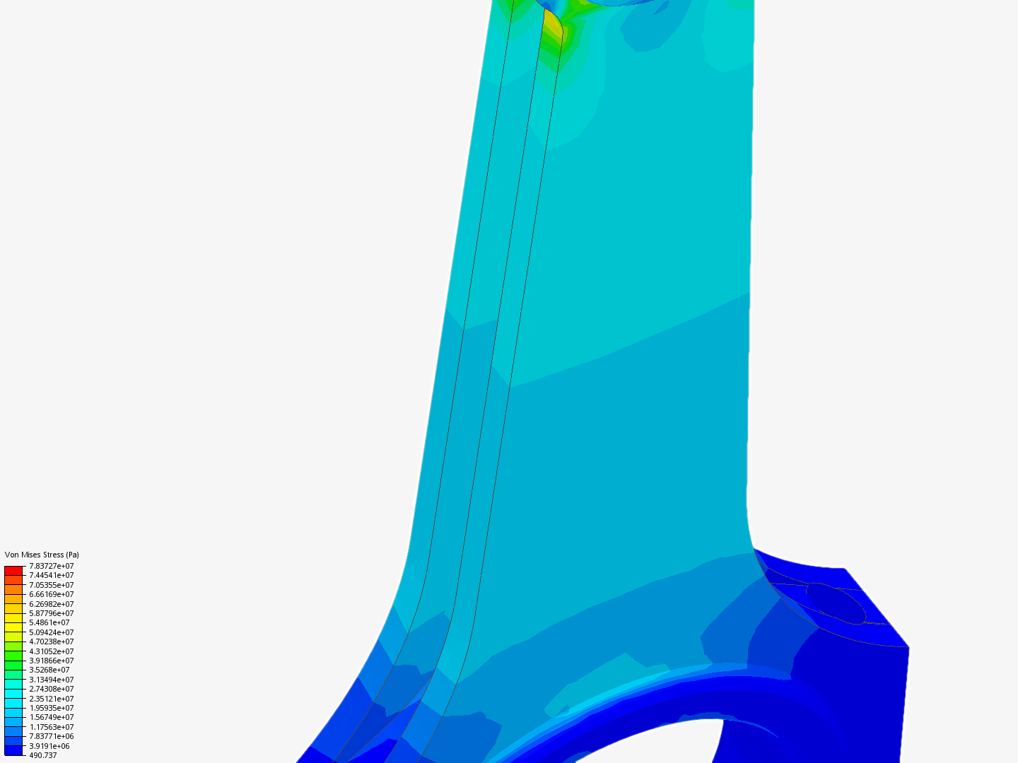 Tutorial 1: Connecting rod stress analysis image