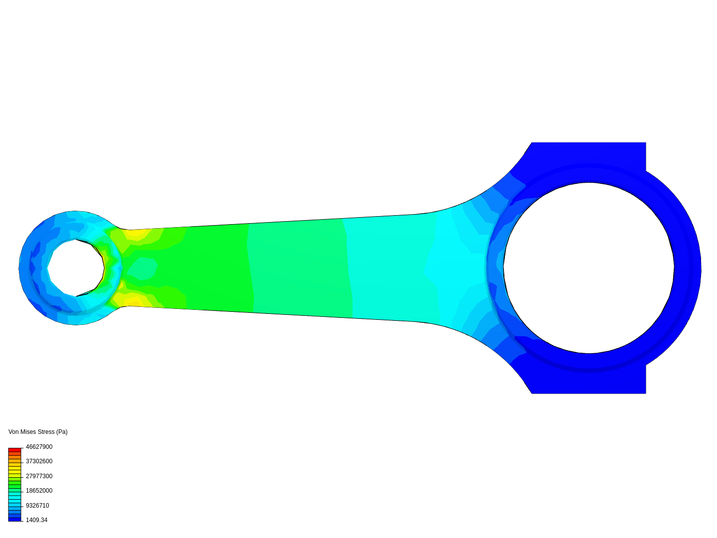 Tutorial 1: Connecting rod stress analysis image