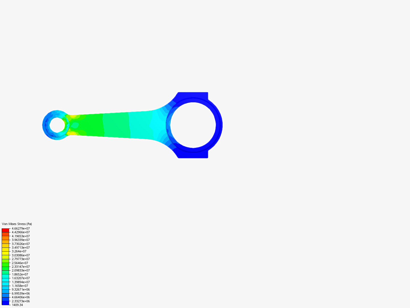 Tutorial 1: Connecting rod stress analysis image