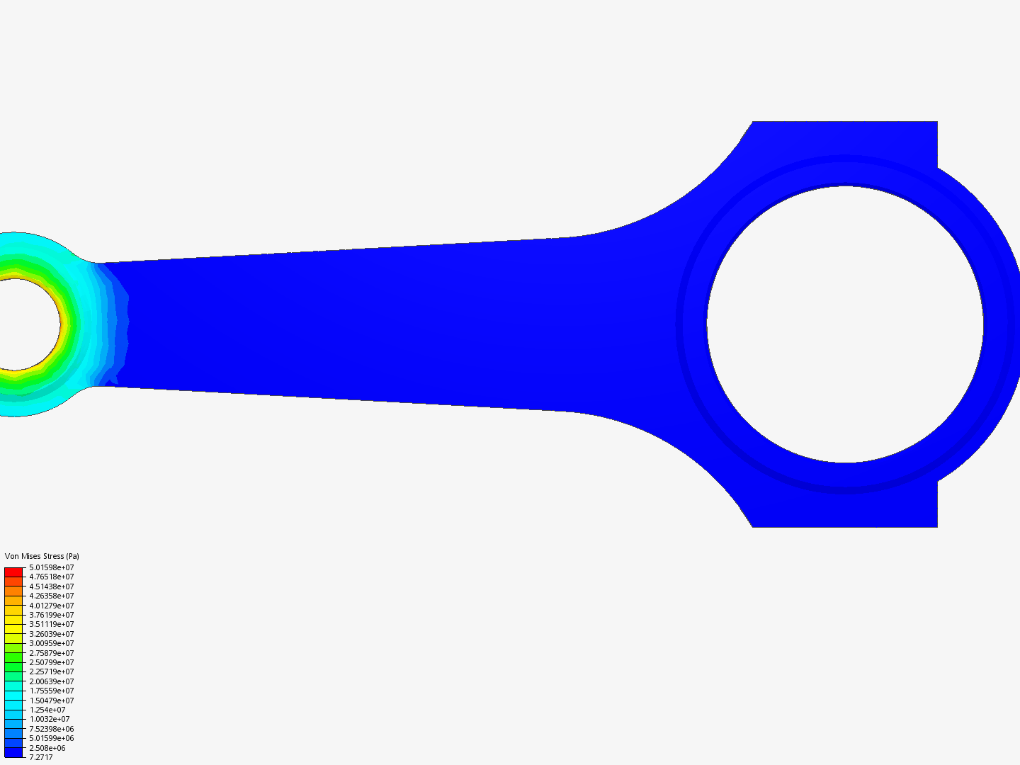 Tutorial 1: Connecting rod stress analysis image