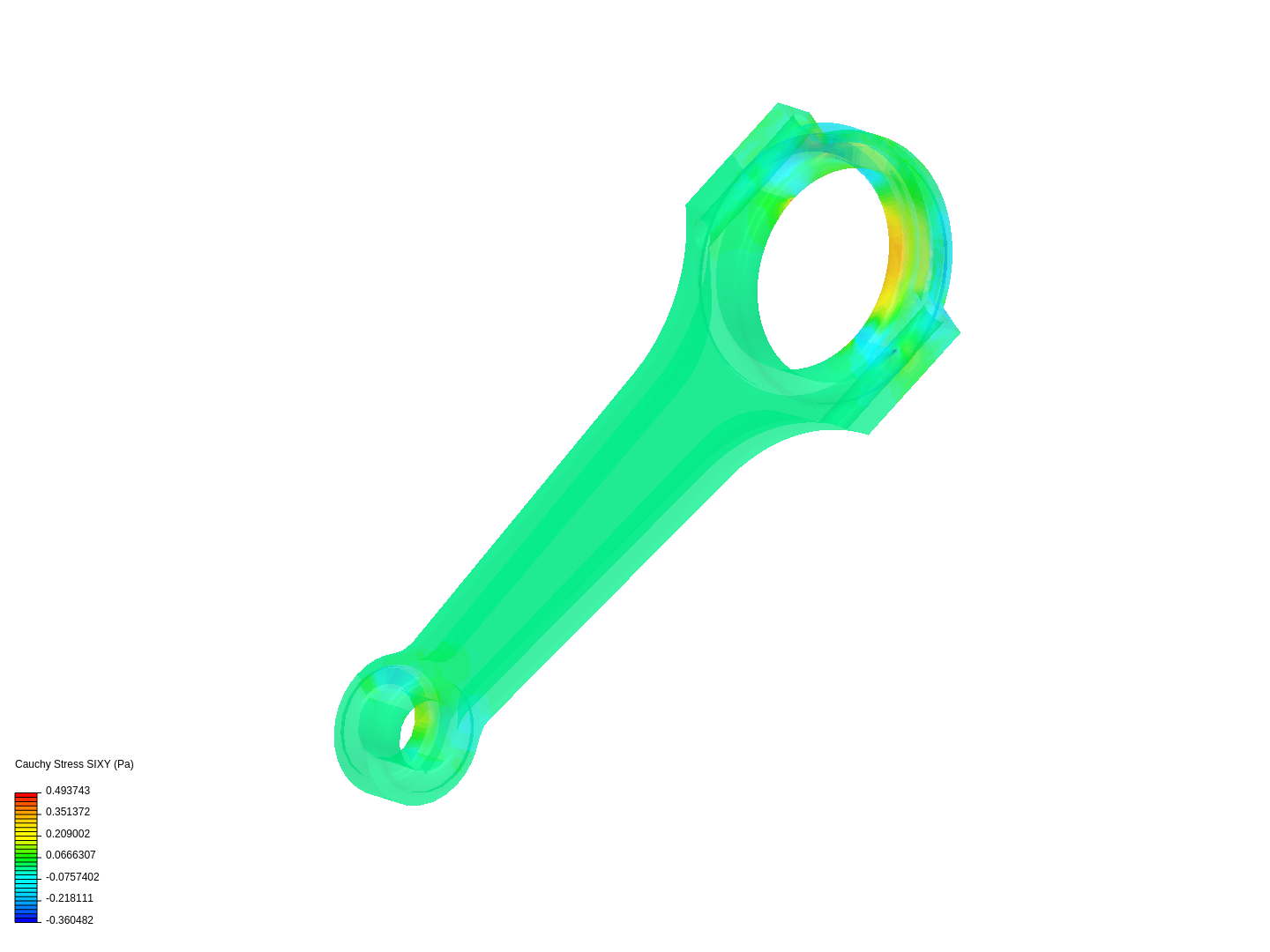 Tutorial 1: Connecting rod stress analysis image