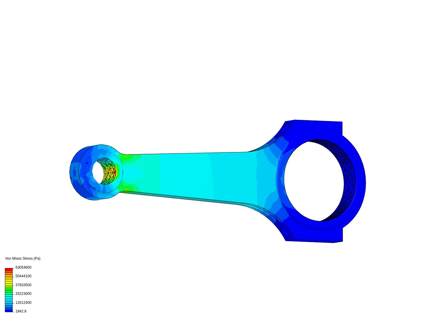 Tutorial 1: Connecting rod stress analysis image