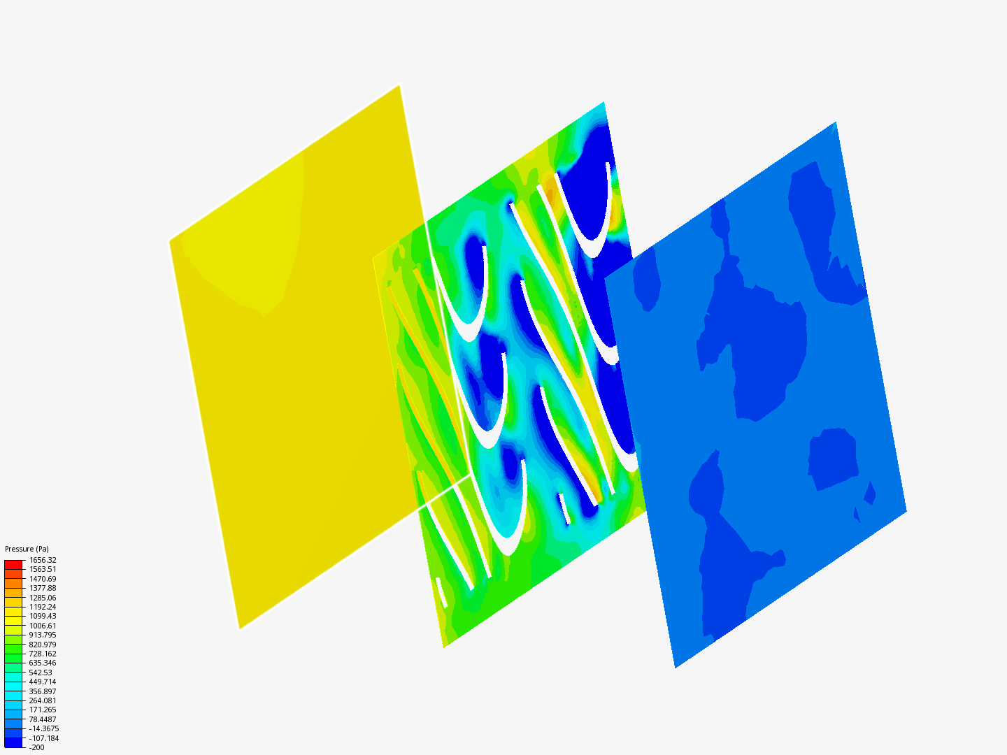 Pressure loss test moving - same angle rotation image