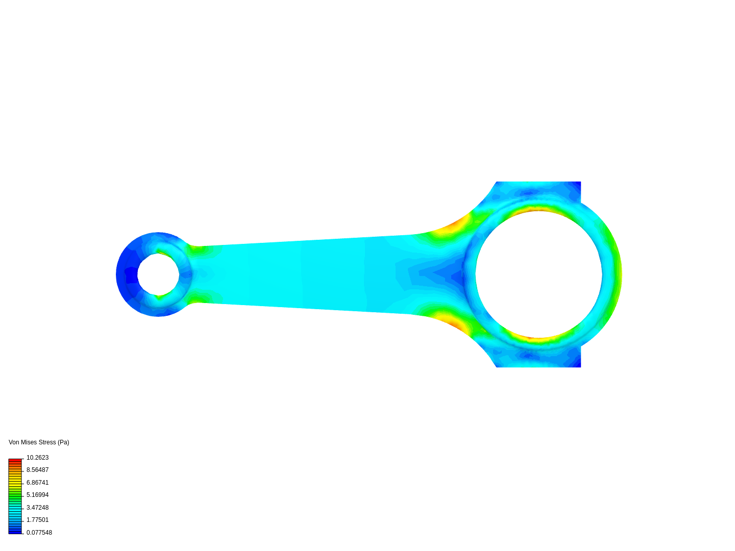 Tutorial 1: Connecting rod stress analysis image