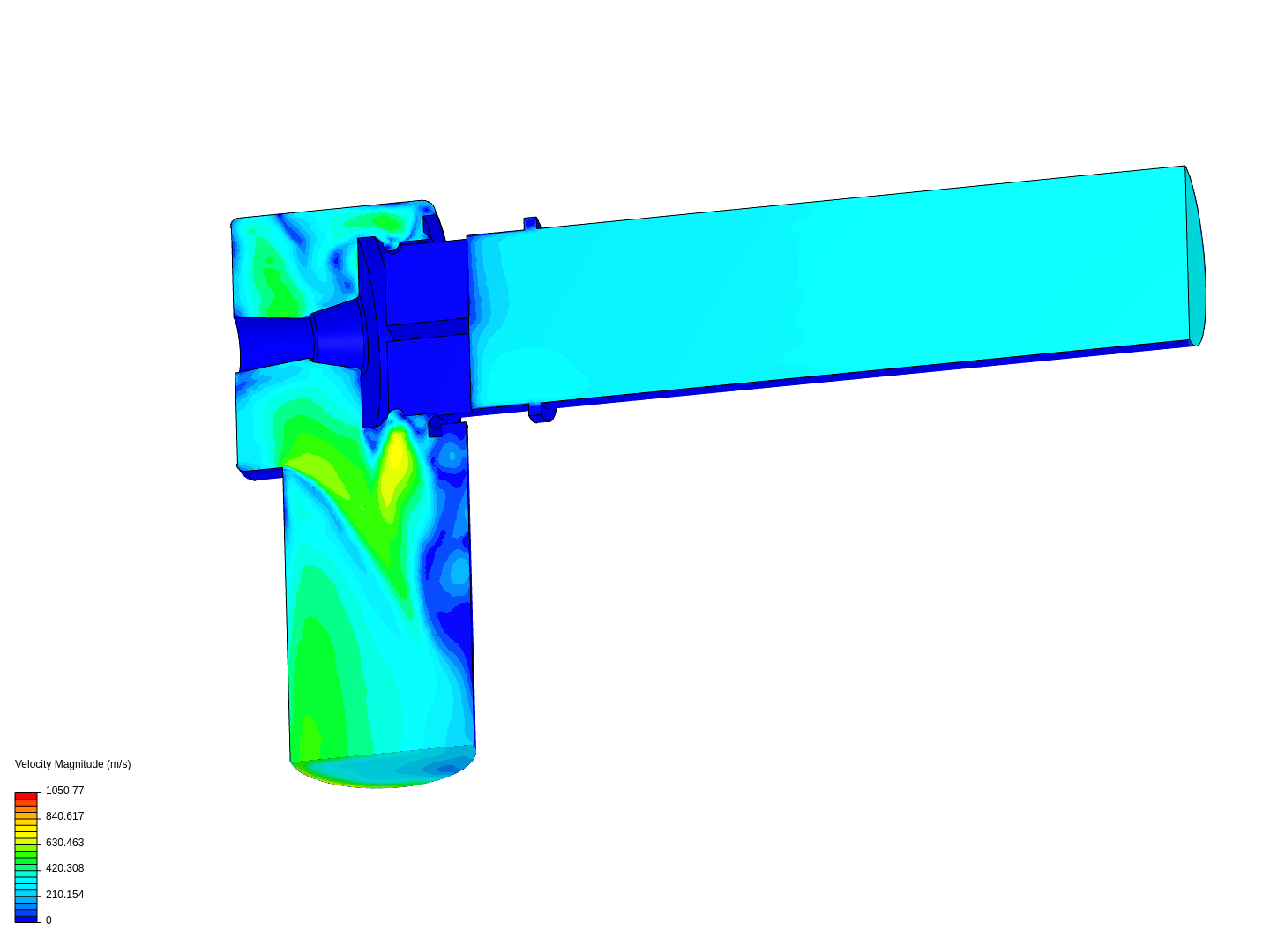 Tutorial: Fluid Flow Through a Valve image