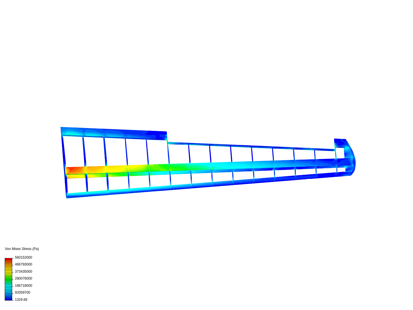 Bending of an Airplane Wing image