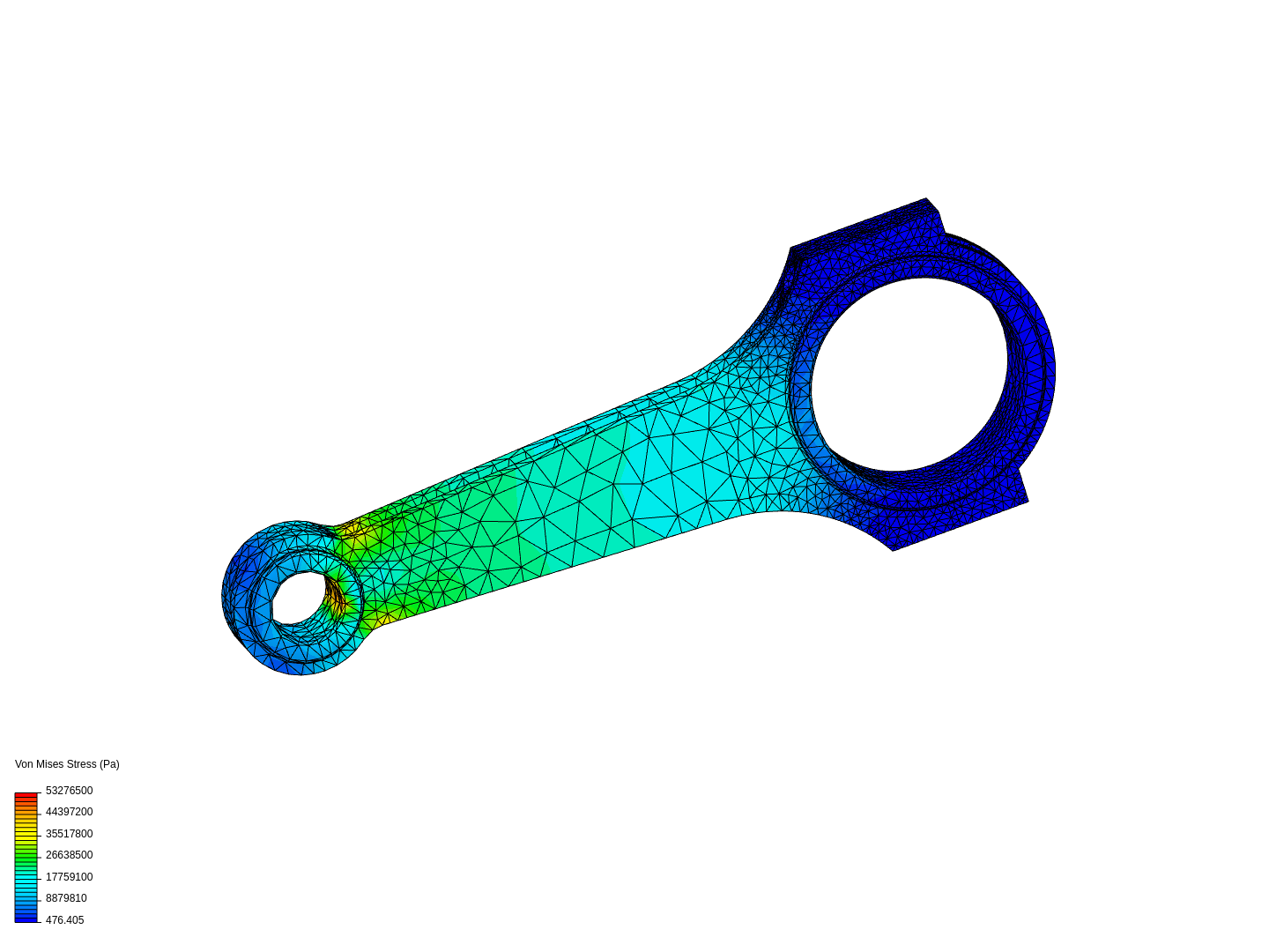 Tutorial 1: Connecting rod stress analysis image