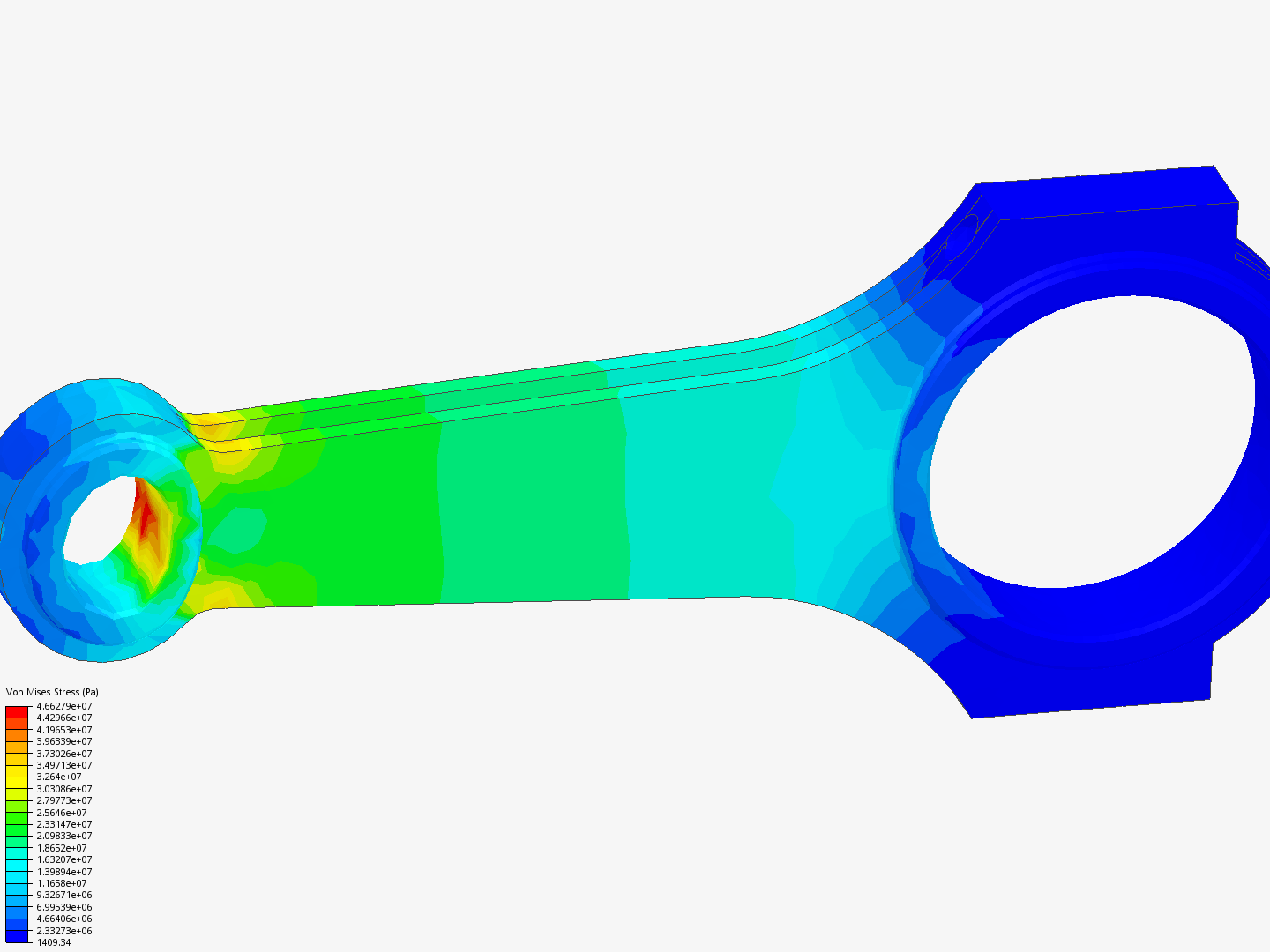 Tutorial 1: Connecting rod stress analysis image