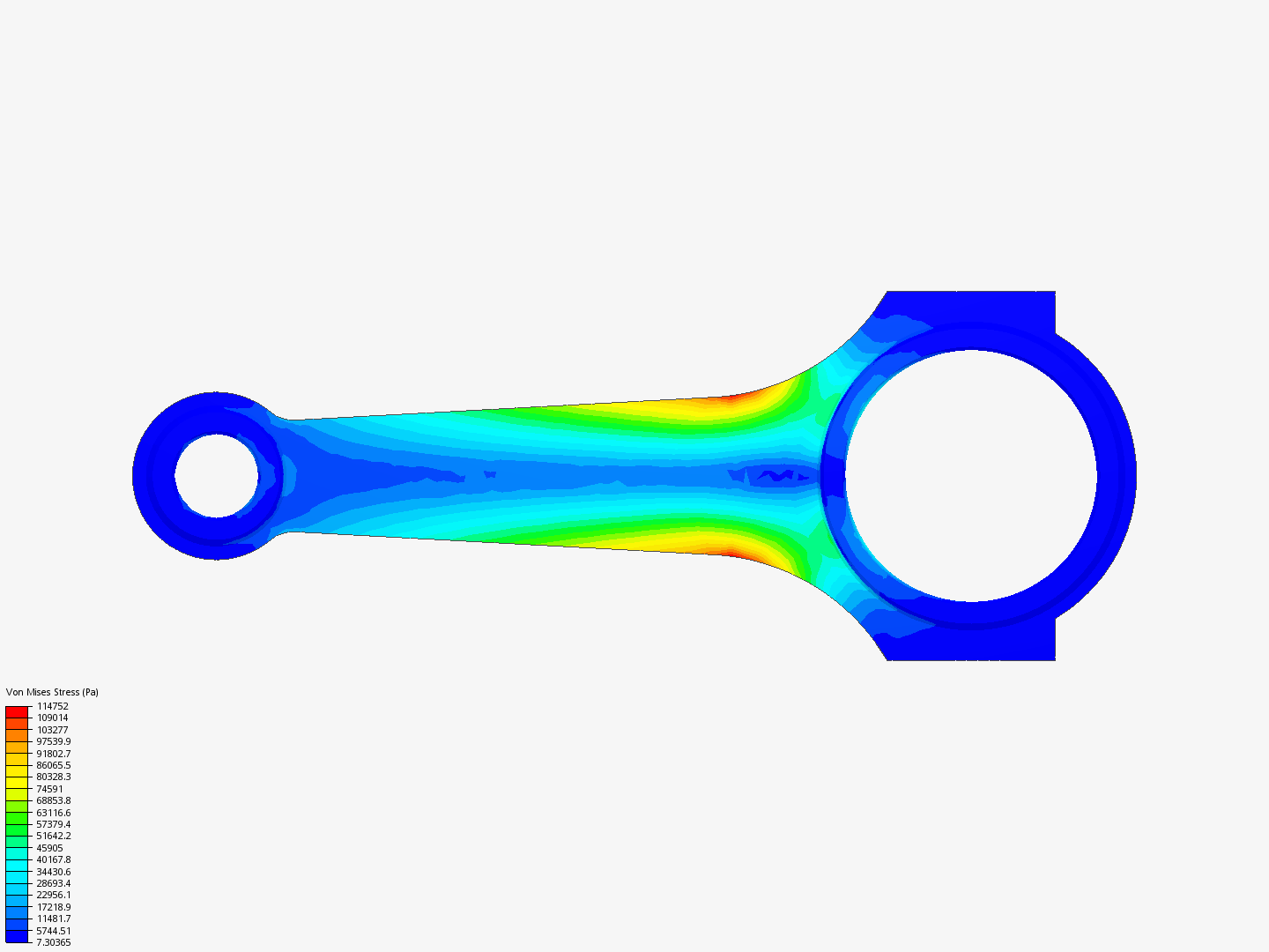 Tutorial 1: Connecting rod stress analysis image