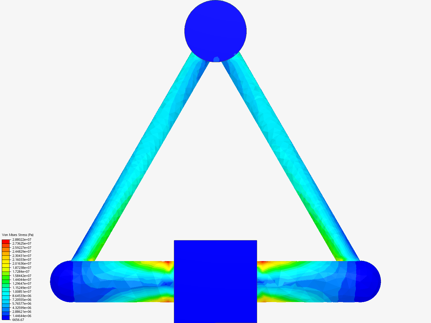 Tutorial - Linear static analysis of a crane image