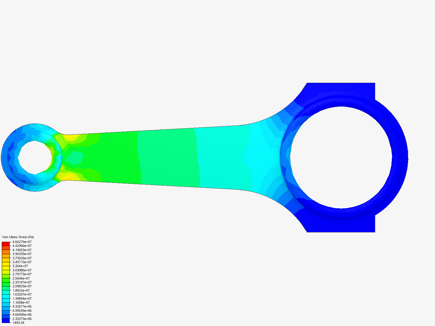 Tutorial 1: Connecting rod stress analysis image