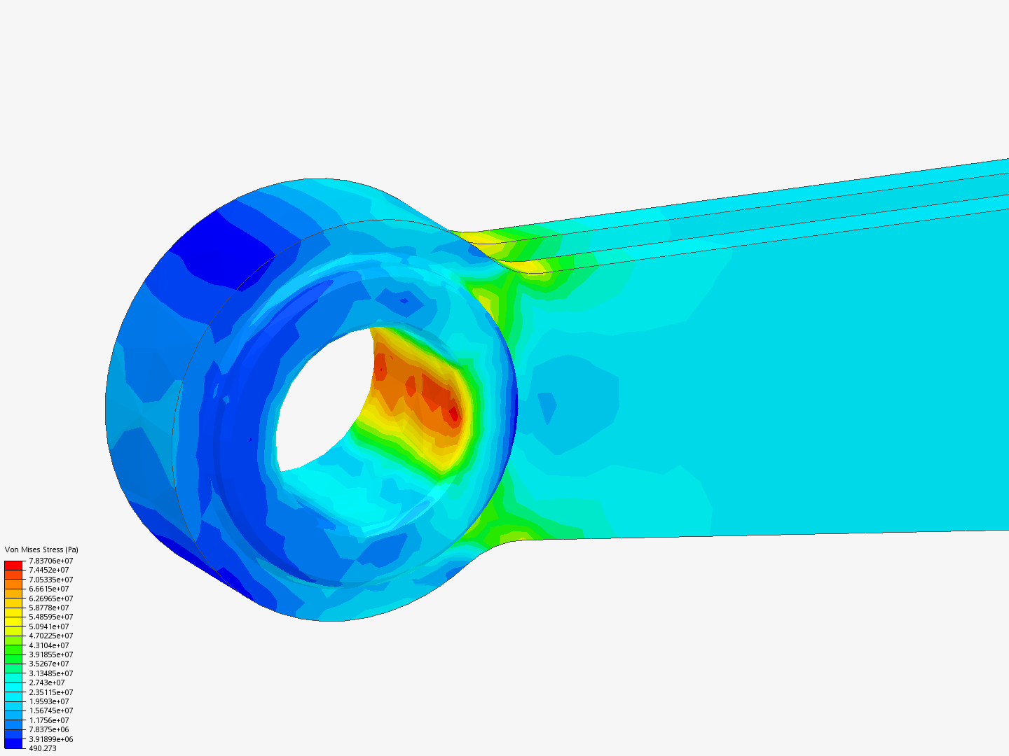 Tutorial 1: Connecting rod stress analysis image