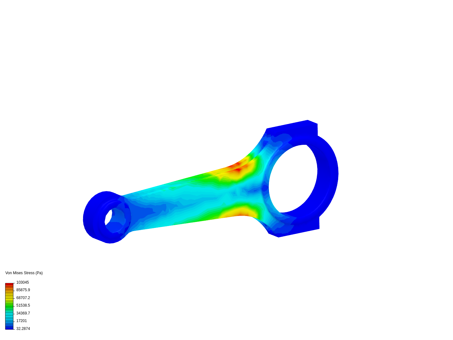 Tutorial 1: Connecting rod stress analysis image