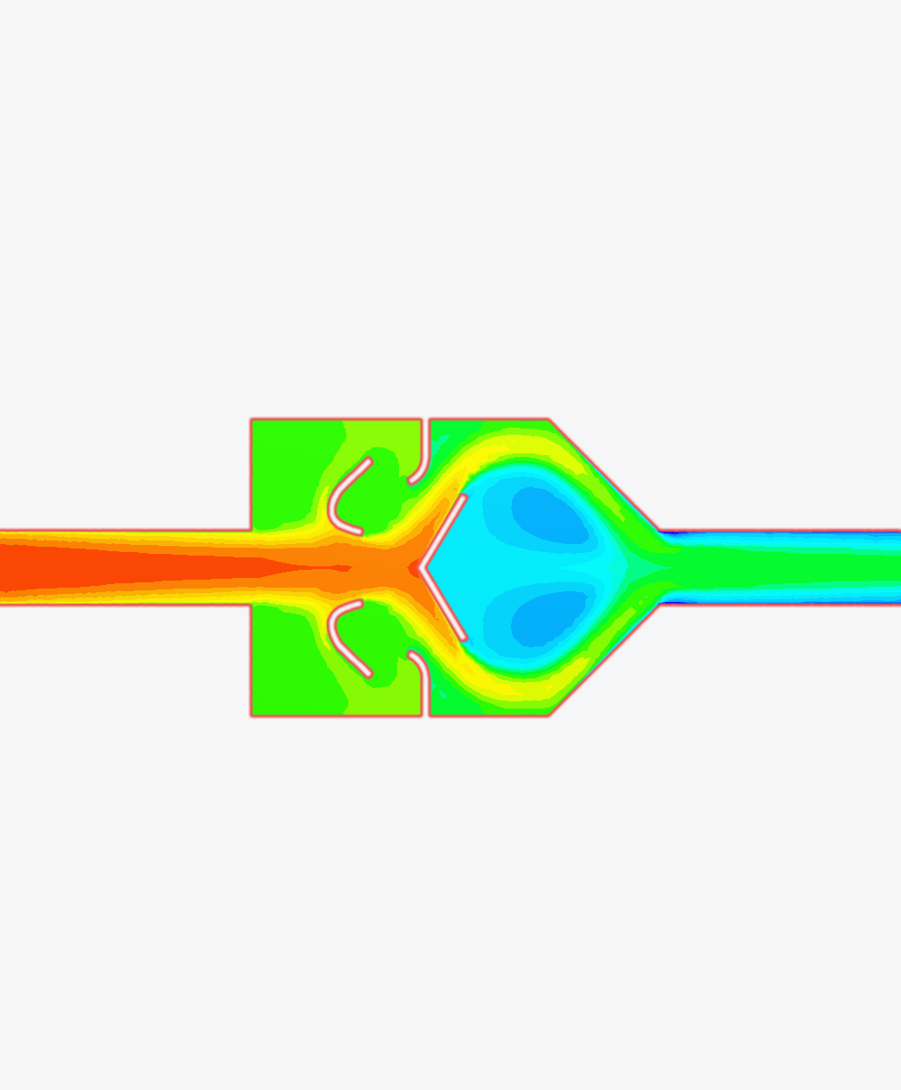 Super sonic flow through 1 way valve image