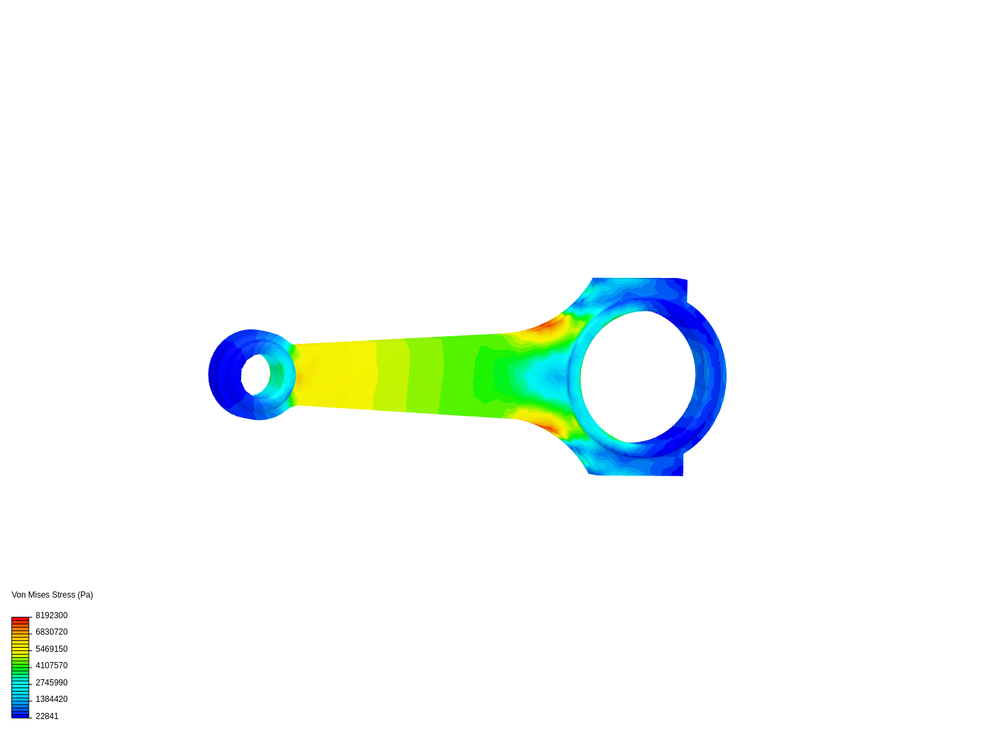 Tutorial 1: Connecting rod stress analysis image