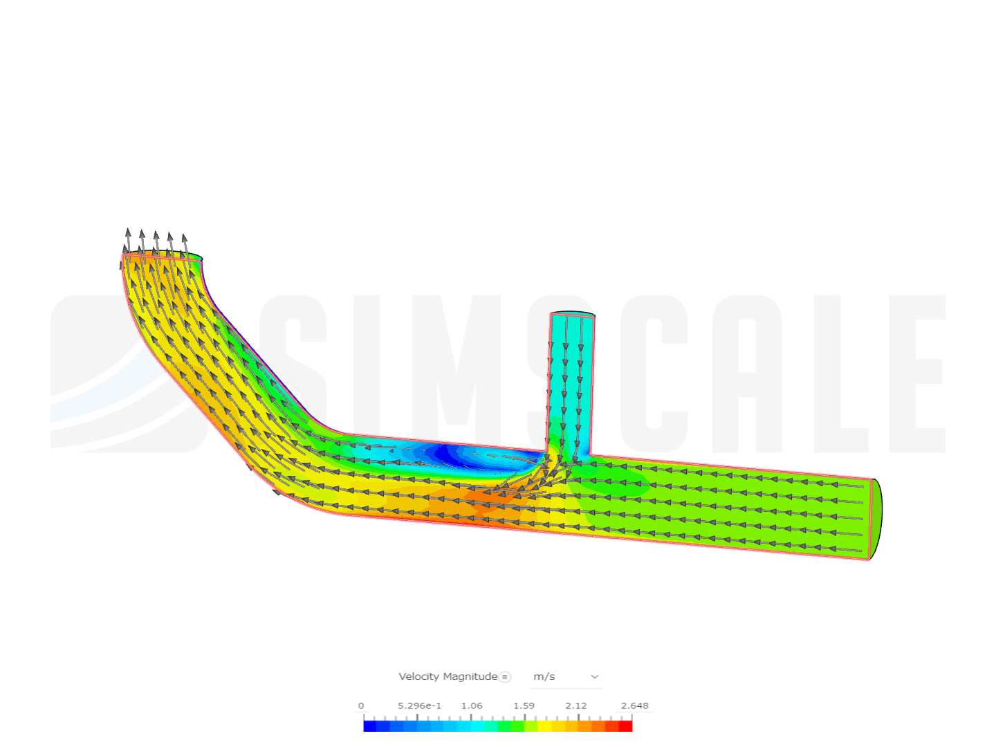 Tutorial 2: Pipe junction flow image