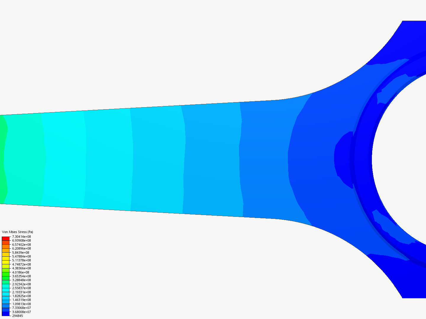 Tutorial 1: Connecting rod stress analysis image