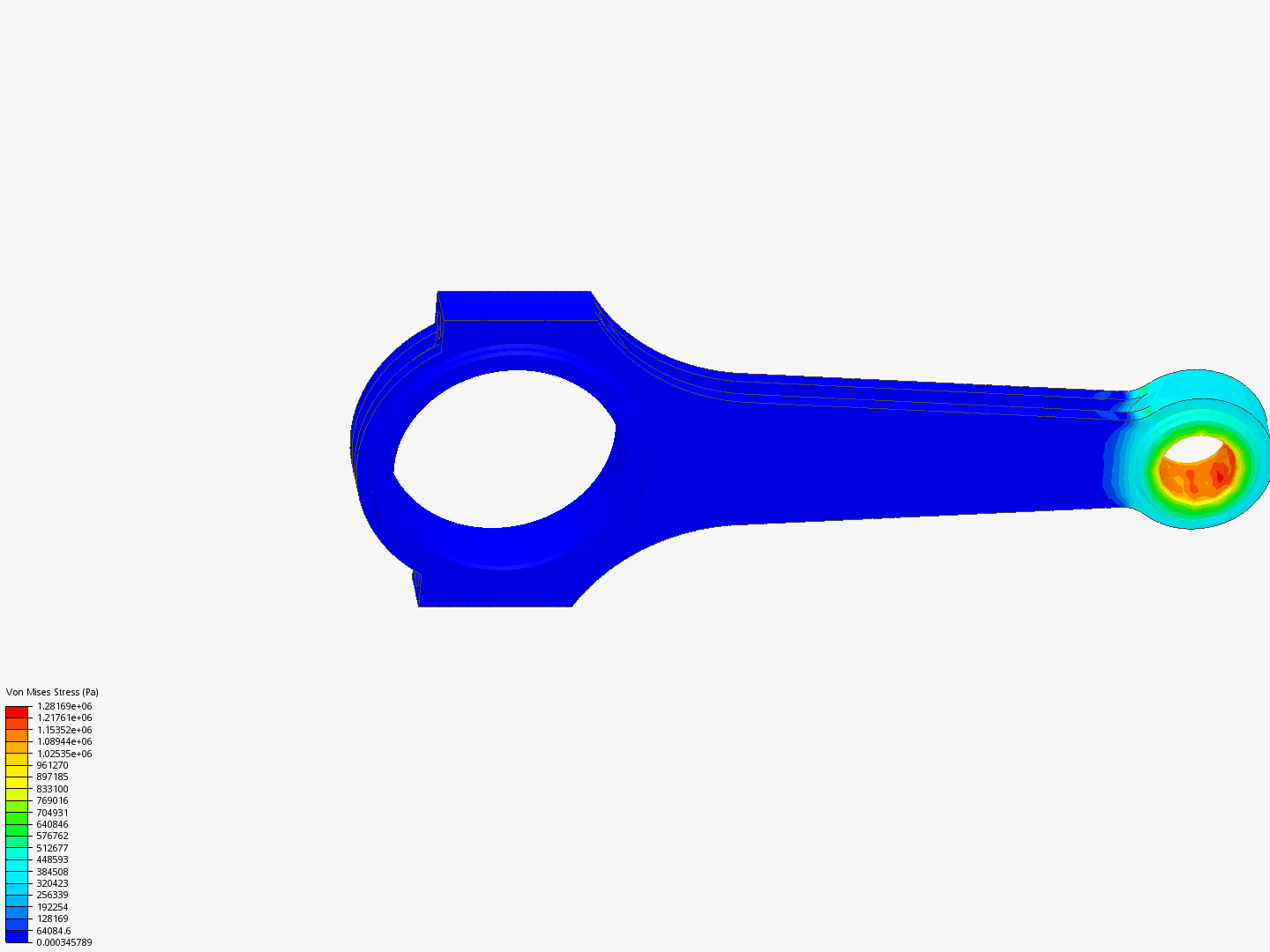 Tutorial 1: Connecting rod stress analysis image