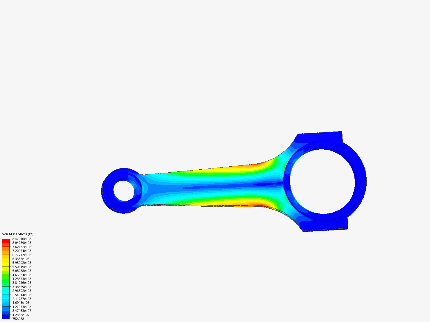 Tutorial 1: Connecting rod stress analysis image