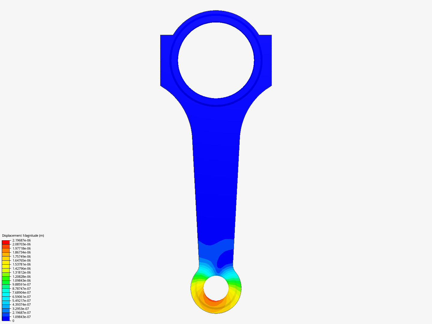 Tutorial 1: Connecting rod stress analysis image