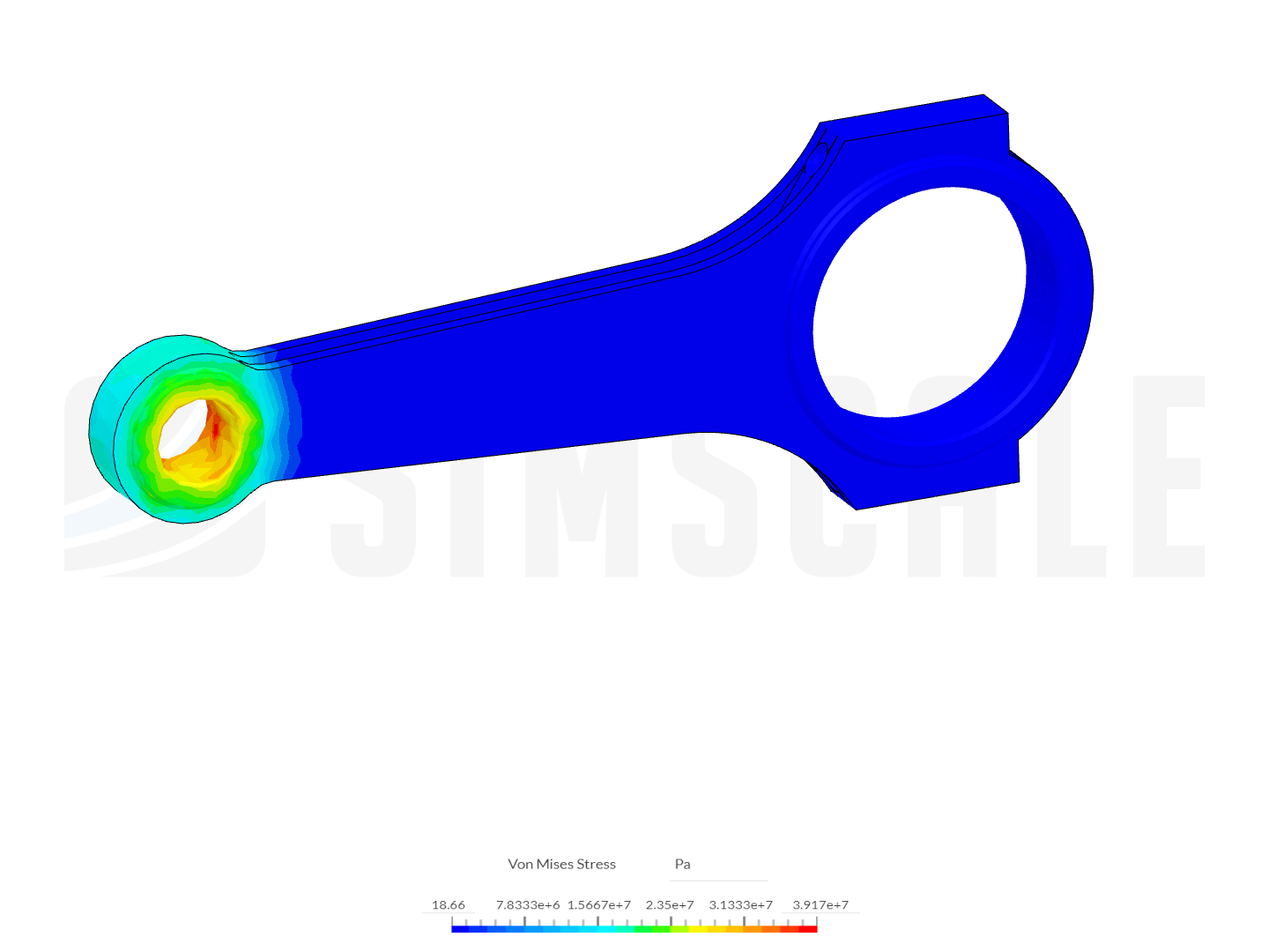 Tutorial 1: Connecting rod stress analysis image