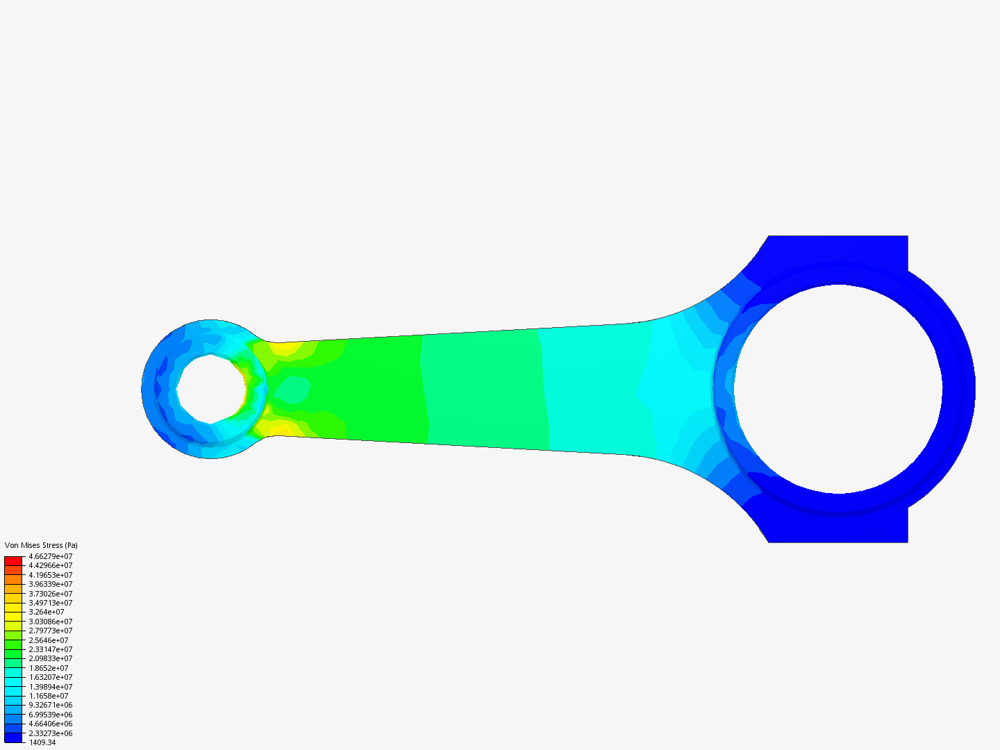 Tutorial 1: Connecting rod stress analysis image