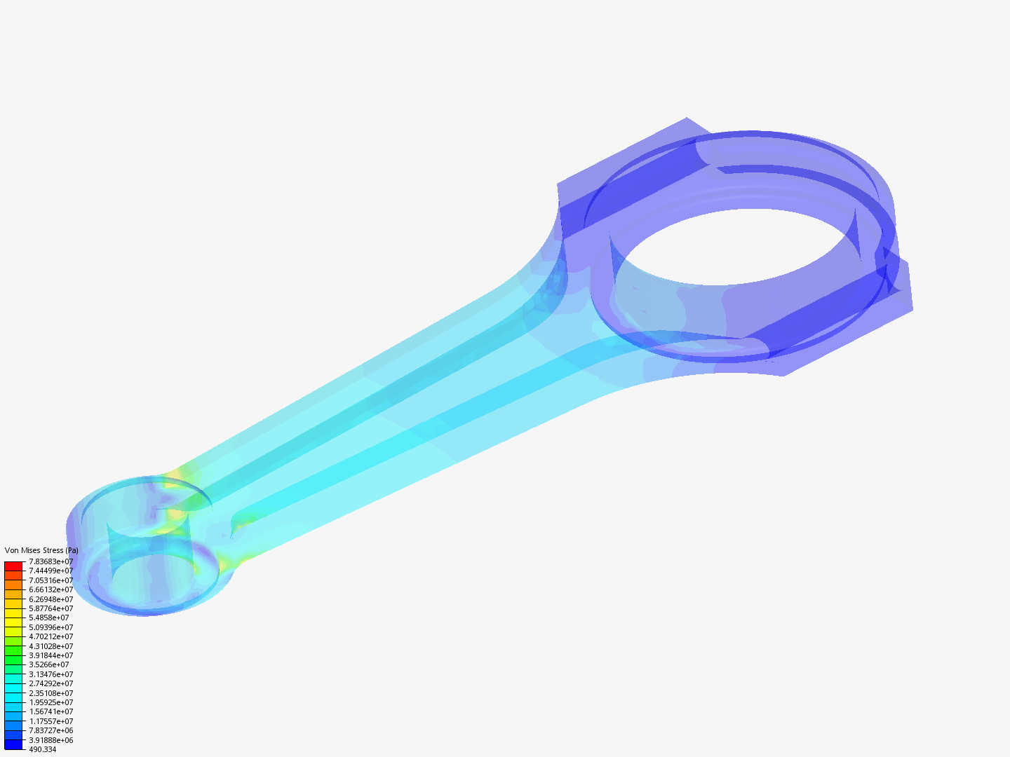 Tutorial 1: Connecting rod stress analysis image