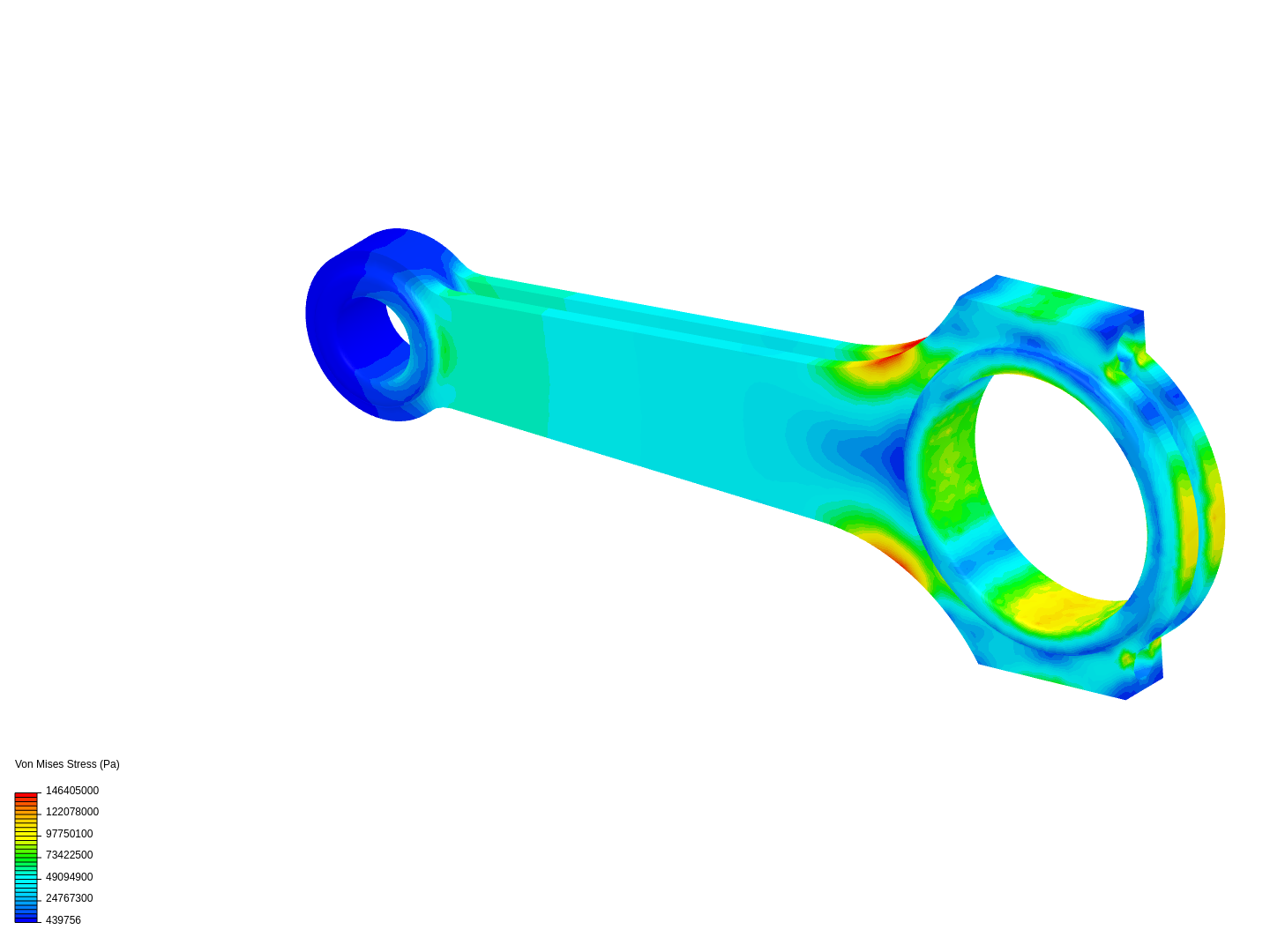 Tutorial 1: Connecting rod stress analysis image