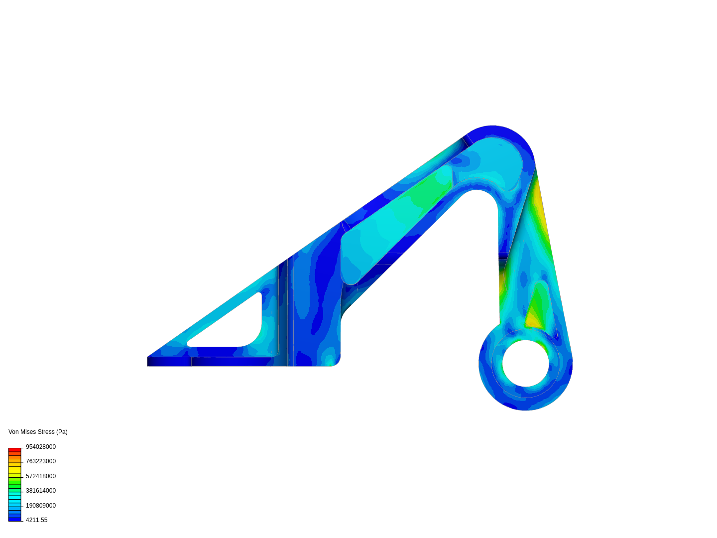 Grabcad airplane bearing bracket challenge image