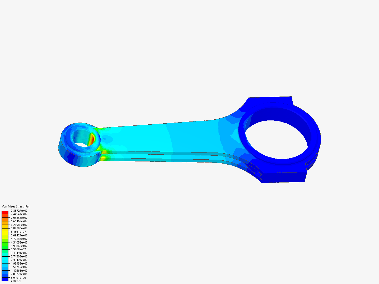 Tutorial 1: Connecting rod stress analysis image