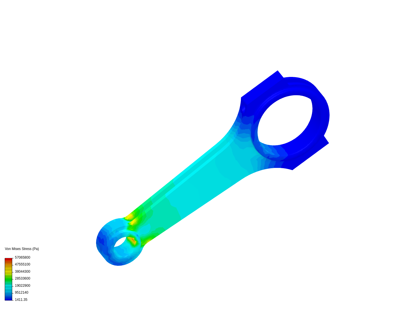 Tutorial 1: Connecting rod stress analysis image