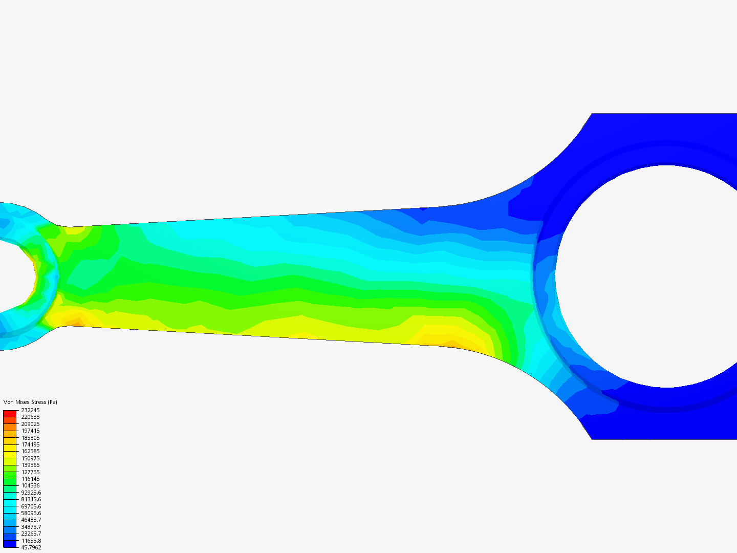 Tutorial 1: Connecting rod stress analysis image