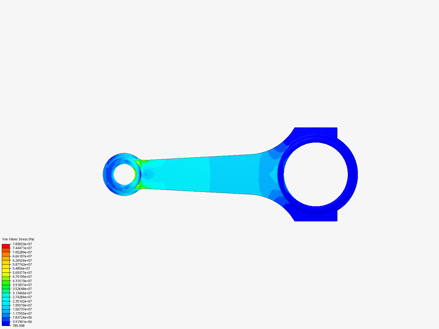 Tutorial 1: Connecting rod stress analysis image