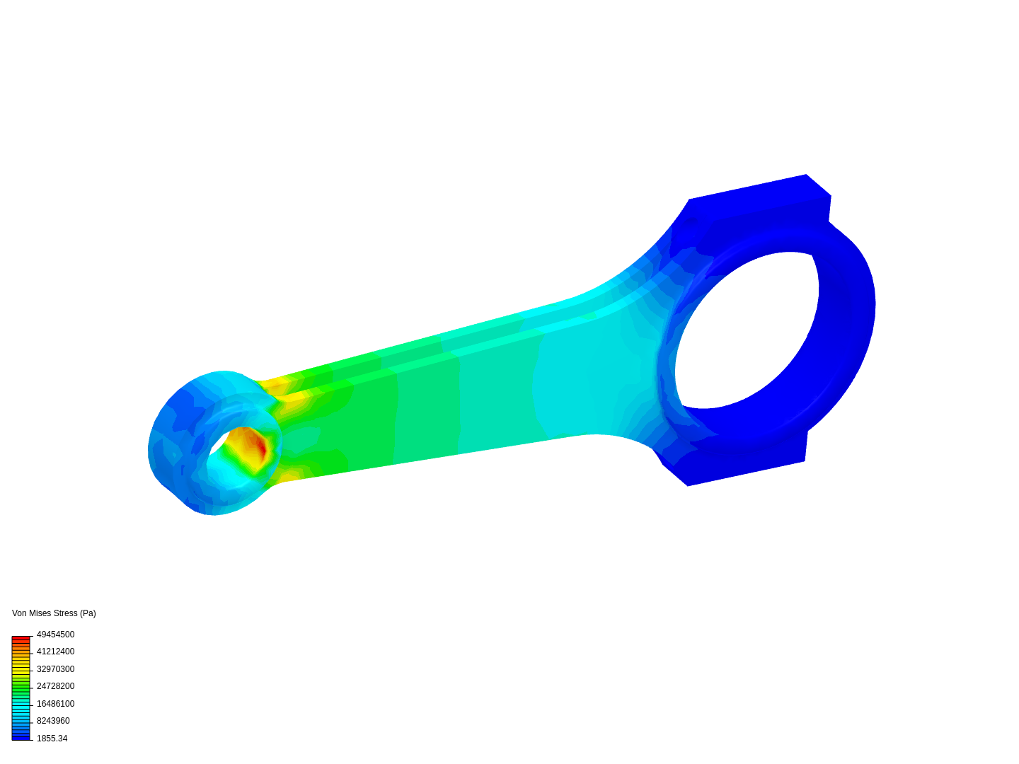 Tutorial 1: Connecting rod stress analysis image