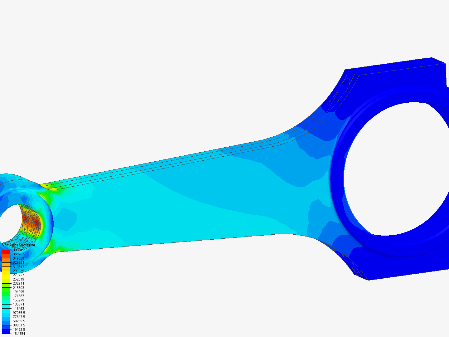 Tutorial 1: Connecting rod stress analysis image