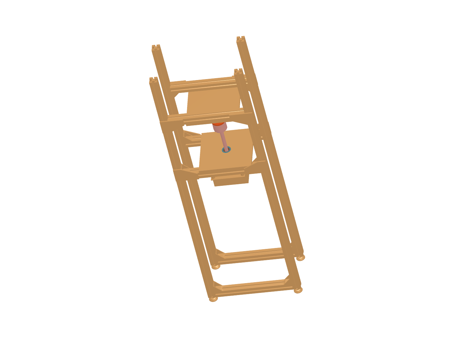 Static frame die complete over simplified image