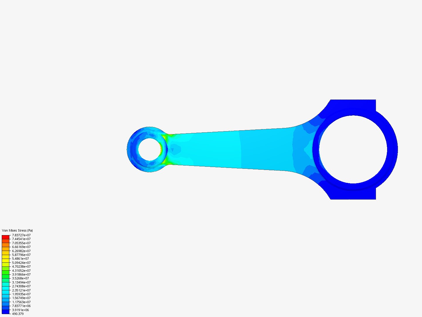 Tutorial 1: Connecting rod stress analysis image