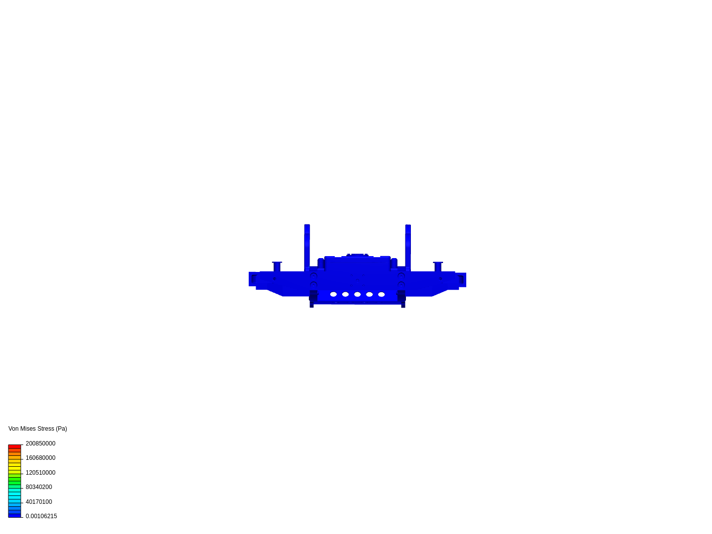 Aluminum Car Chassis FEA image