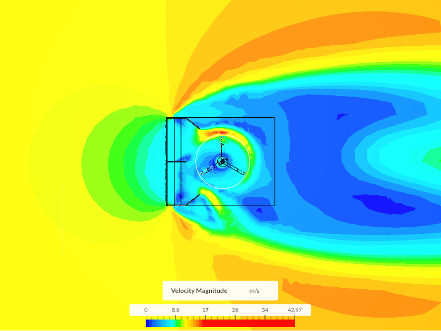 Vertical axis wind turbine with duct image